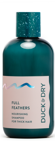 DUCK & DRY FULL FEATHERS NOURISHING SHAMPOO FOR THICK, COARSE HAIR, HYDRATING, NOURISHING, MANAGABLE, FRIZZ CONTROL