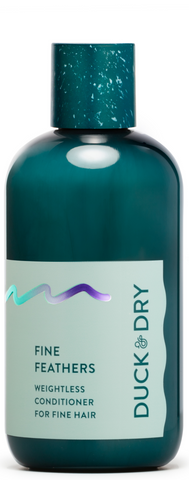 DUCK & DRY FINE FEATHERS CONDITIONER FOR THIN HAIR, WEIGHTLESS HYDRATING VOLUME CONDITIONER