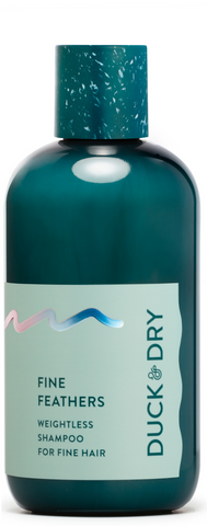 DUCK & DRY FINE FEATHERS SHAMPOO FOR FINE, THIN HAIR, WEIGHTLESS HYDRATING VOLUME SHAMPOO