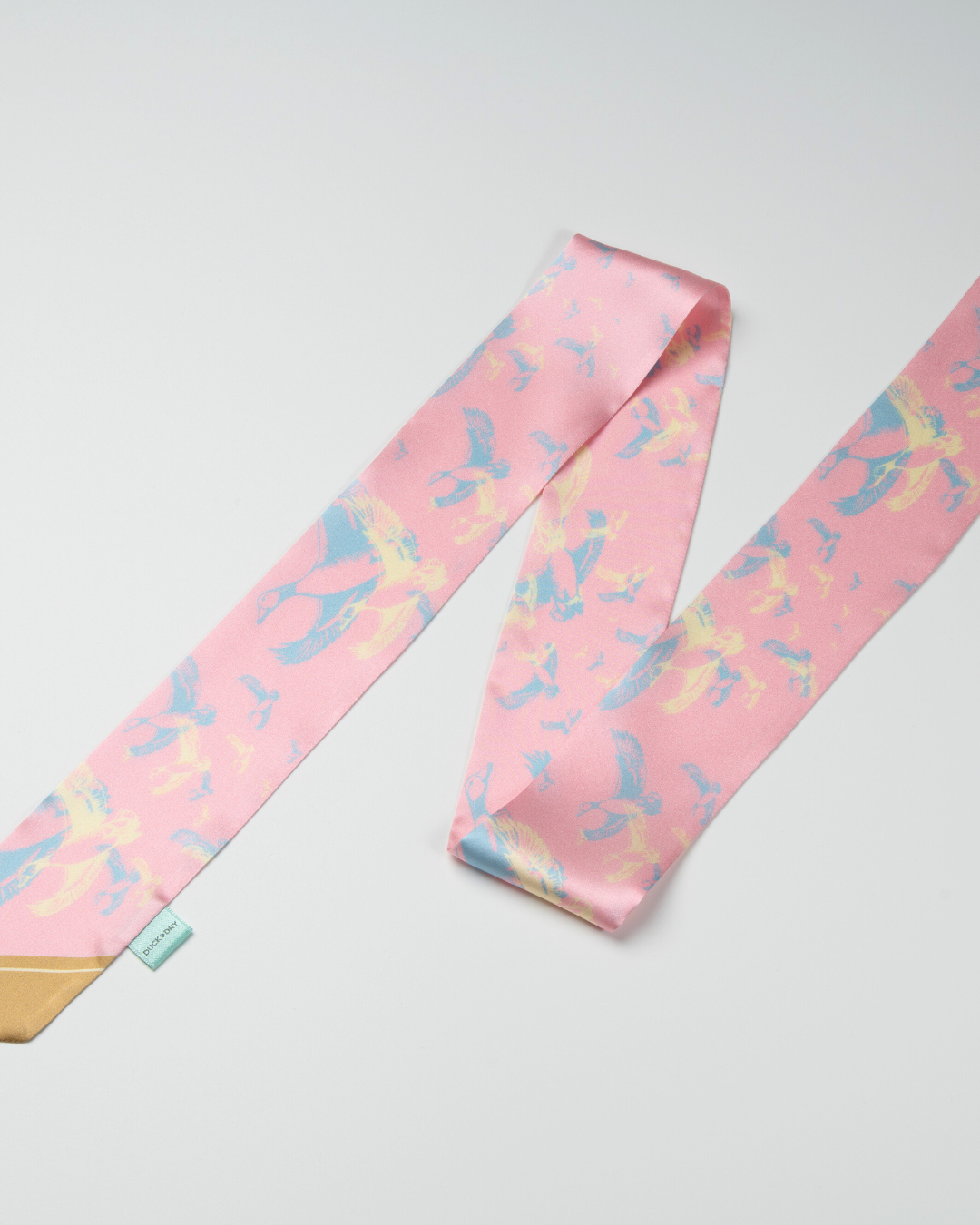 Silk Twilly - Blush Pink