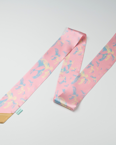 Silk Twilly - Blush Pink