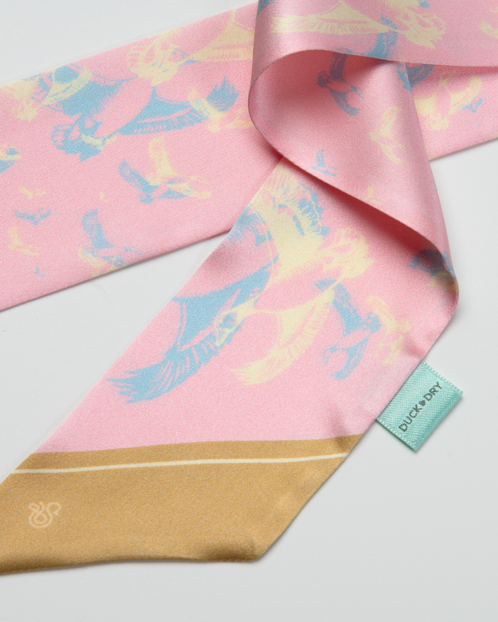 Silk Twilly - Blush Pink