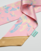 Silk Twilly - Blush Pink