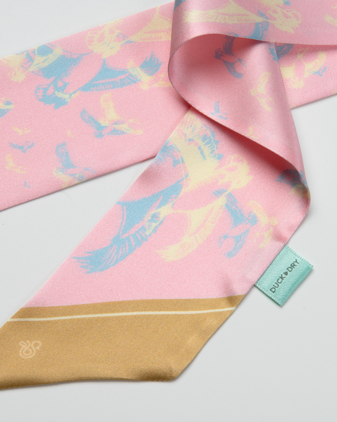 Silk Twilly - Blush Pink