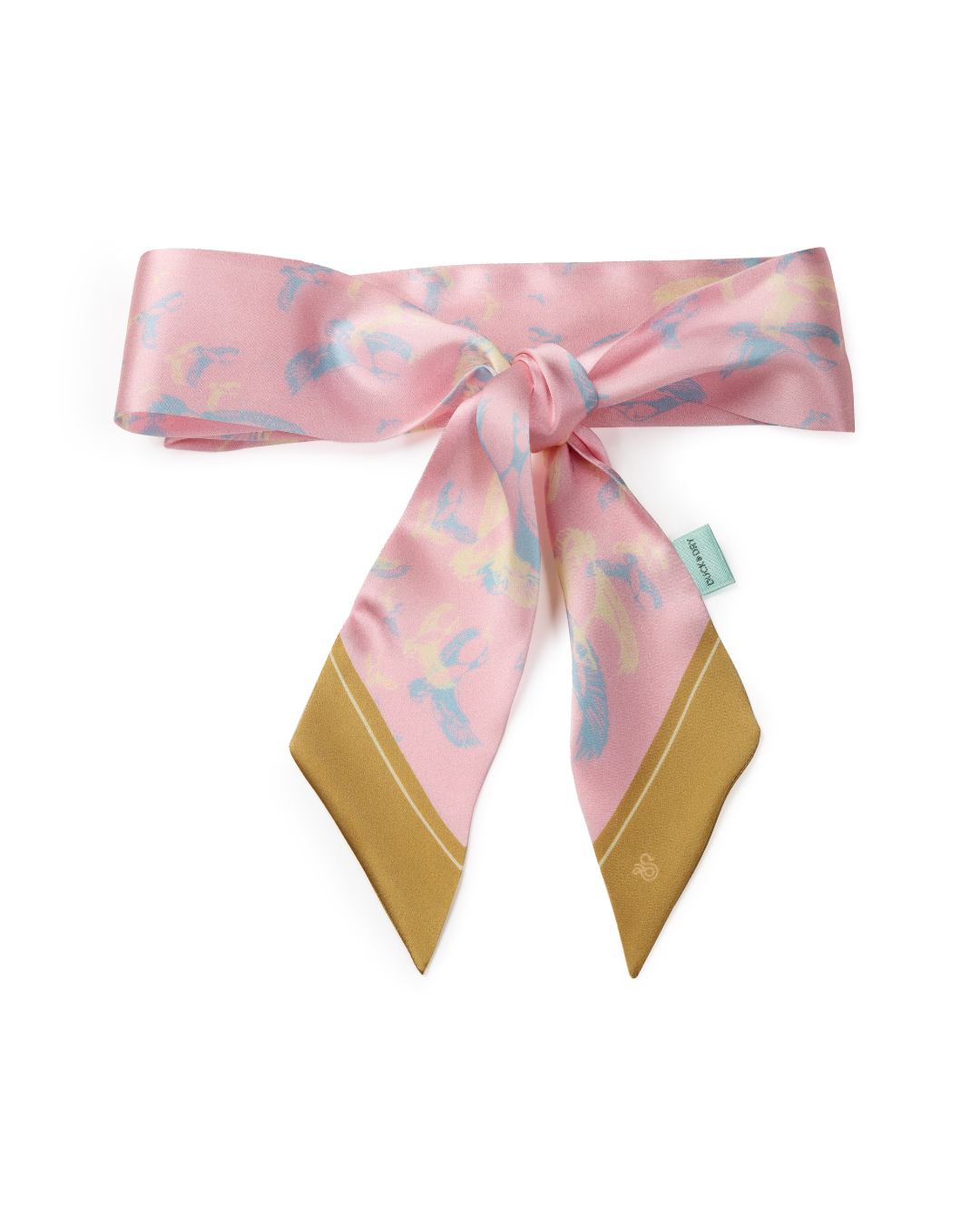 Silk Twilly - Blush Pink