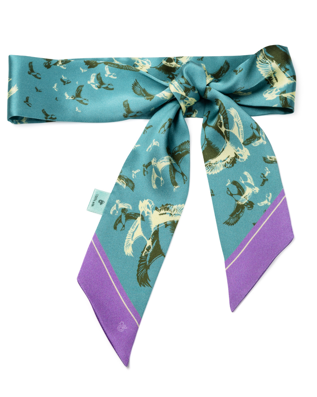 Silk Twilly - Teal