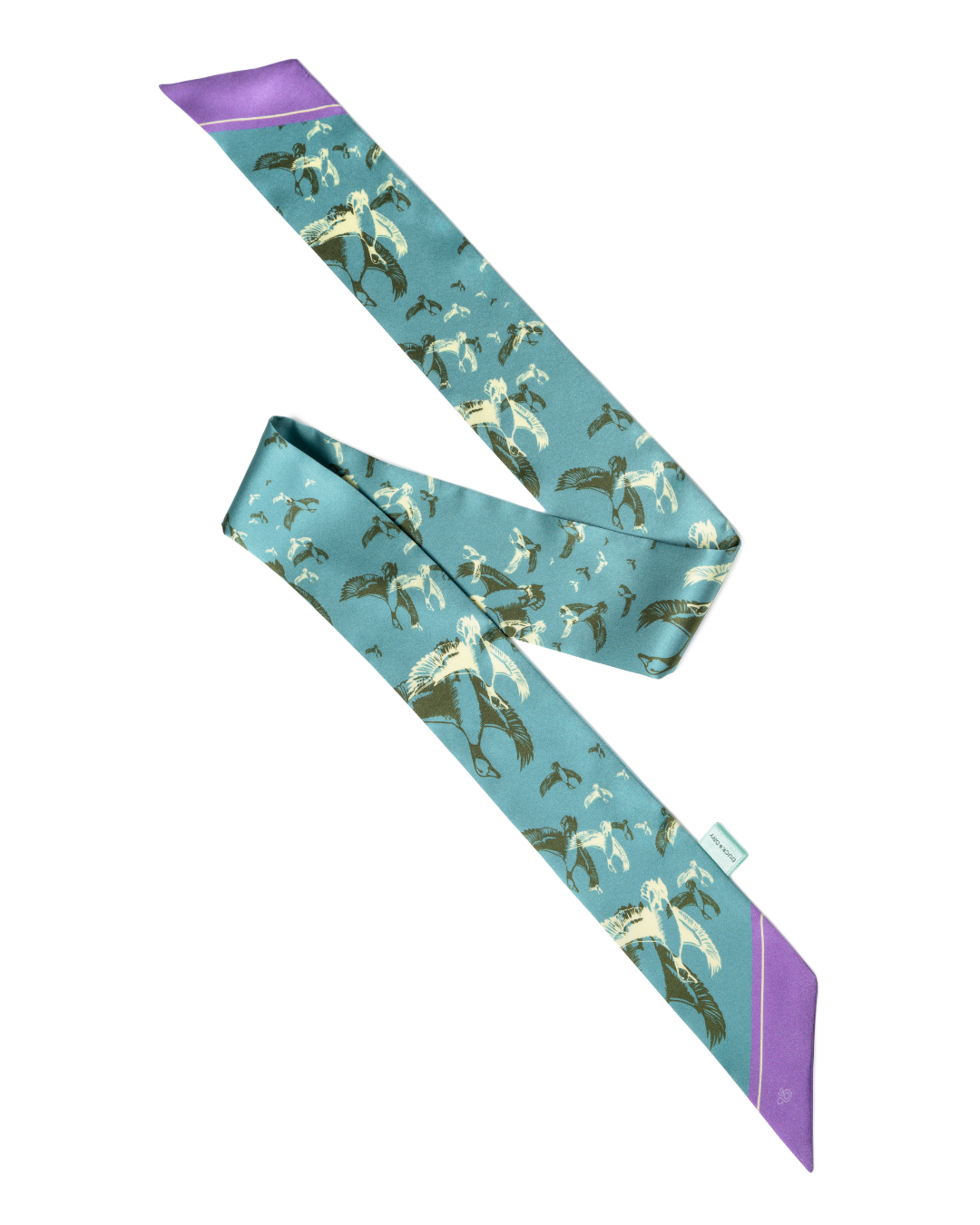 Silk Twilly - Teal
