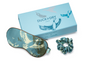 Silk Sleep Mask & Bow Scrunchie Set - Teal