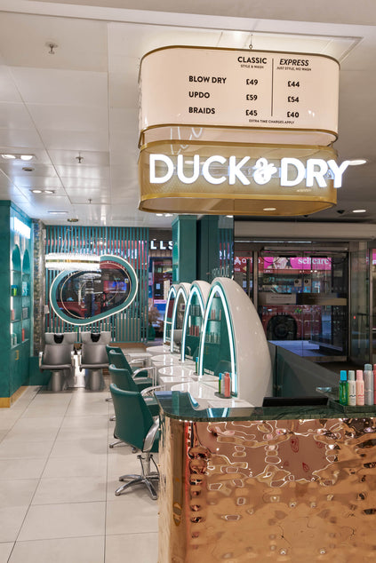 Duck & Dry Oxford Street salon interior
