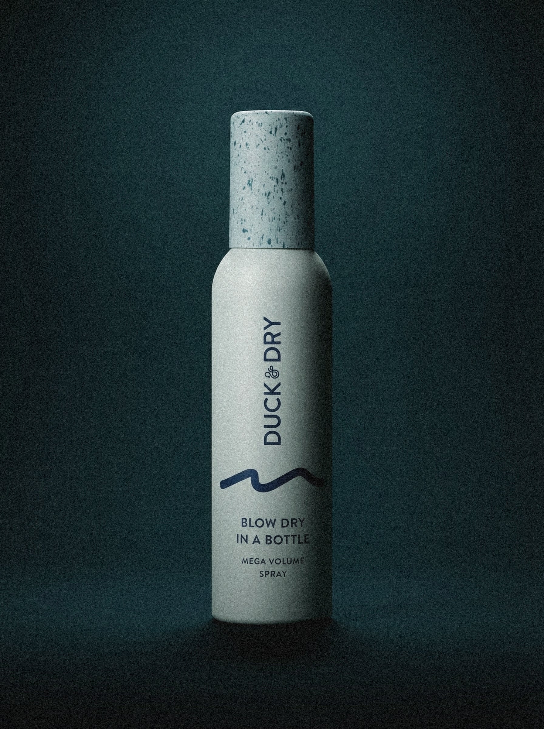 Duck & Dry Blow Dry in a Bottle mega volume spray for creating a bouncy blow dry at home.