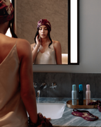 Silk Turban - Burgundy