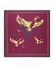 Large Silk Scarf - Burgundy