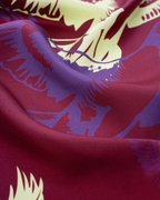 Large Silk Scarf - Burgundy