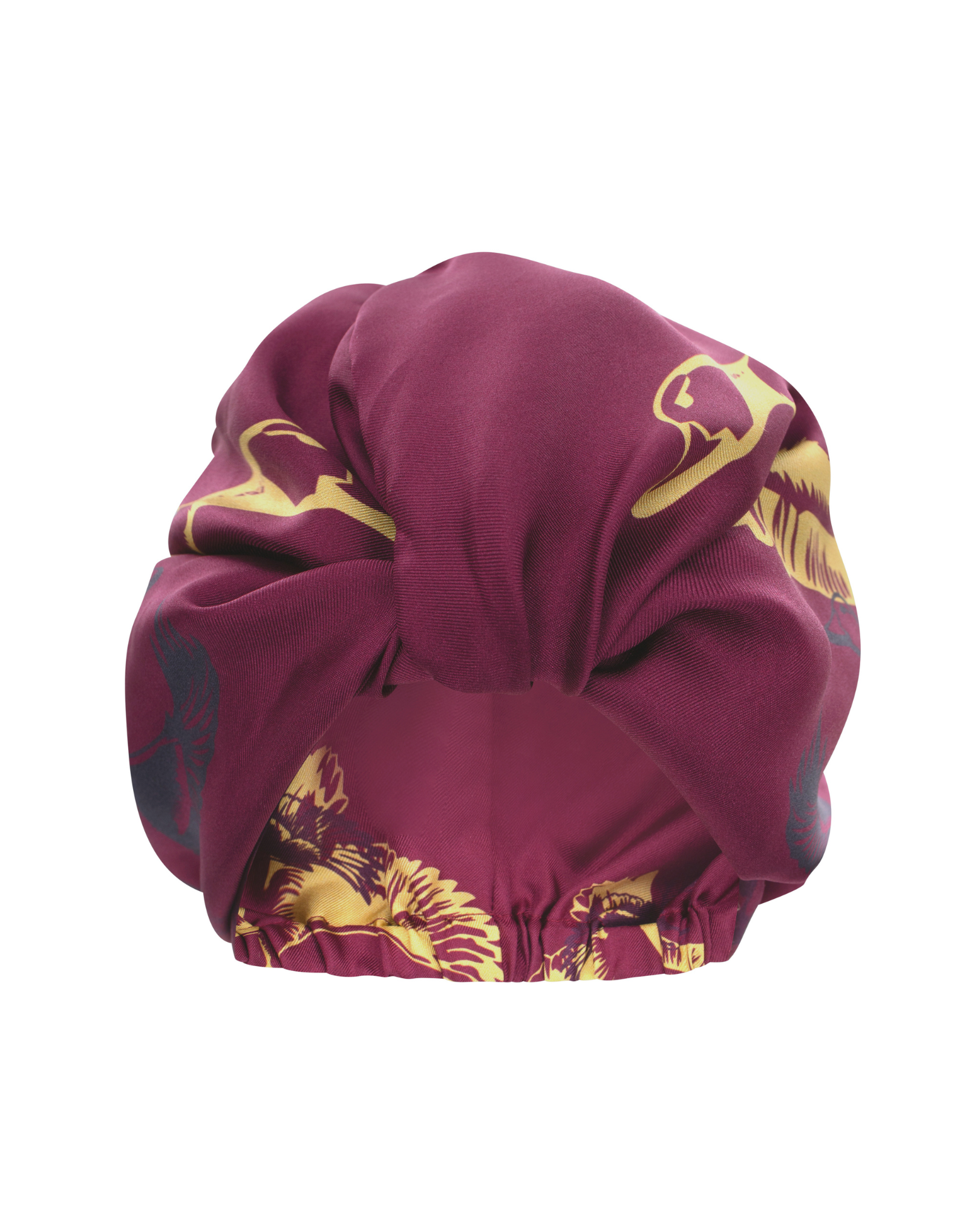 Silk Turban - Burgundy