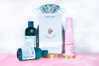 DUCK AND DRY HAIRCARE GIFT SET FINE HAIR COLLECTION SHAMPOO CONDITIONER PRE-HEAT-PREP HAIR PRIMER SET